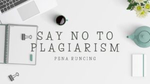 say no to plagiarism